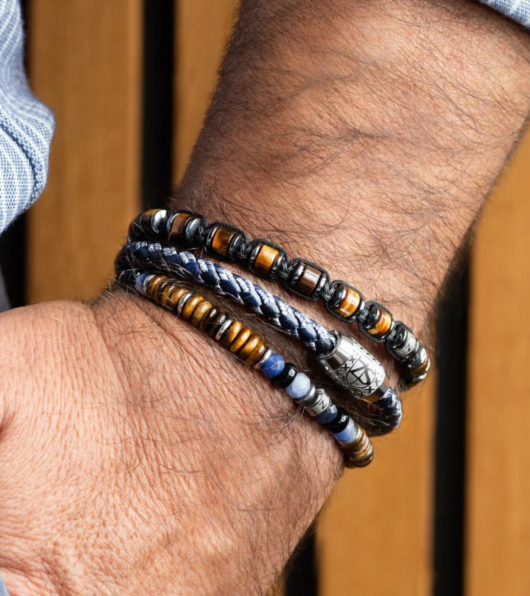 Бразлетна ZEADES BANJO Tiger Eye.AB