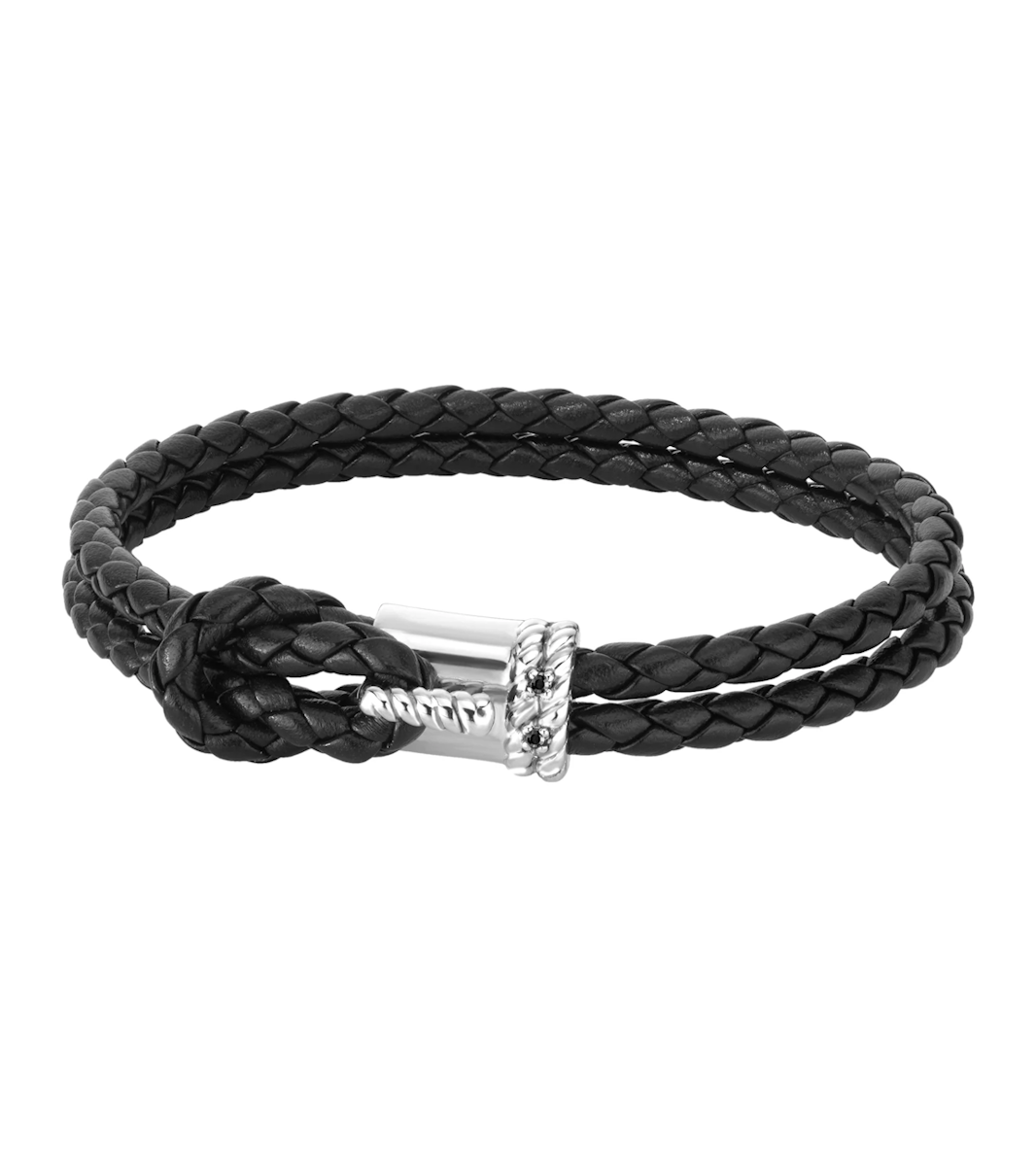 Бразлетна ZEADES ESPAR CORDE 4 Black SI - L
