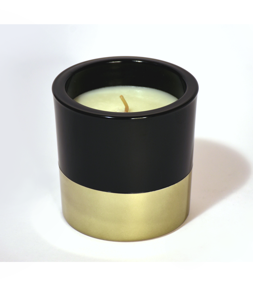 Свеќа Candele Firenze VIP Glass (кадифена црна/металик сива)